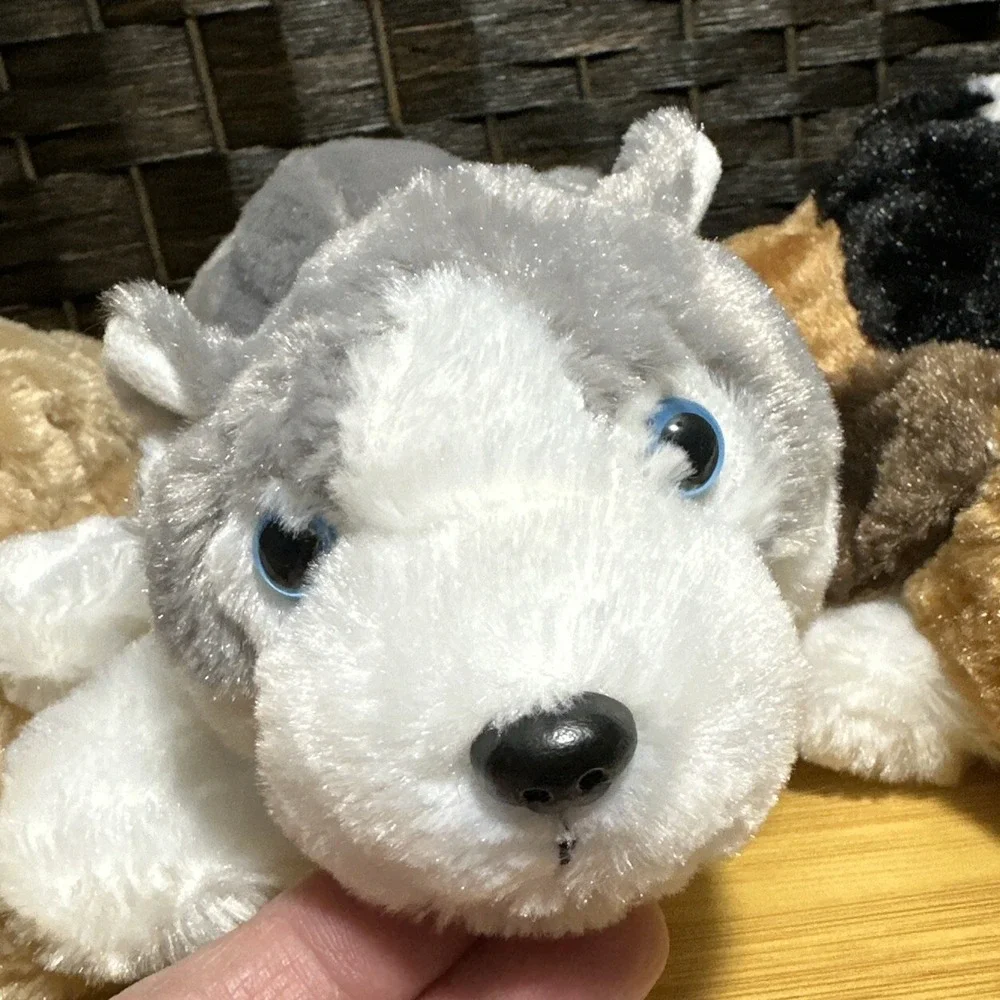 Three Dream Plush Puppies golf club head cover hand puppet